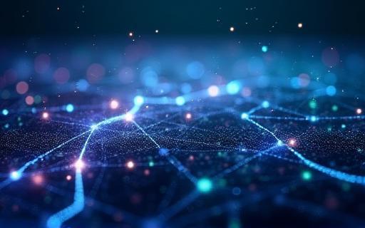 Abstract image representing interconnected digital spaces and virtual reality